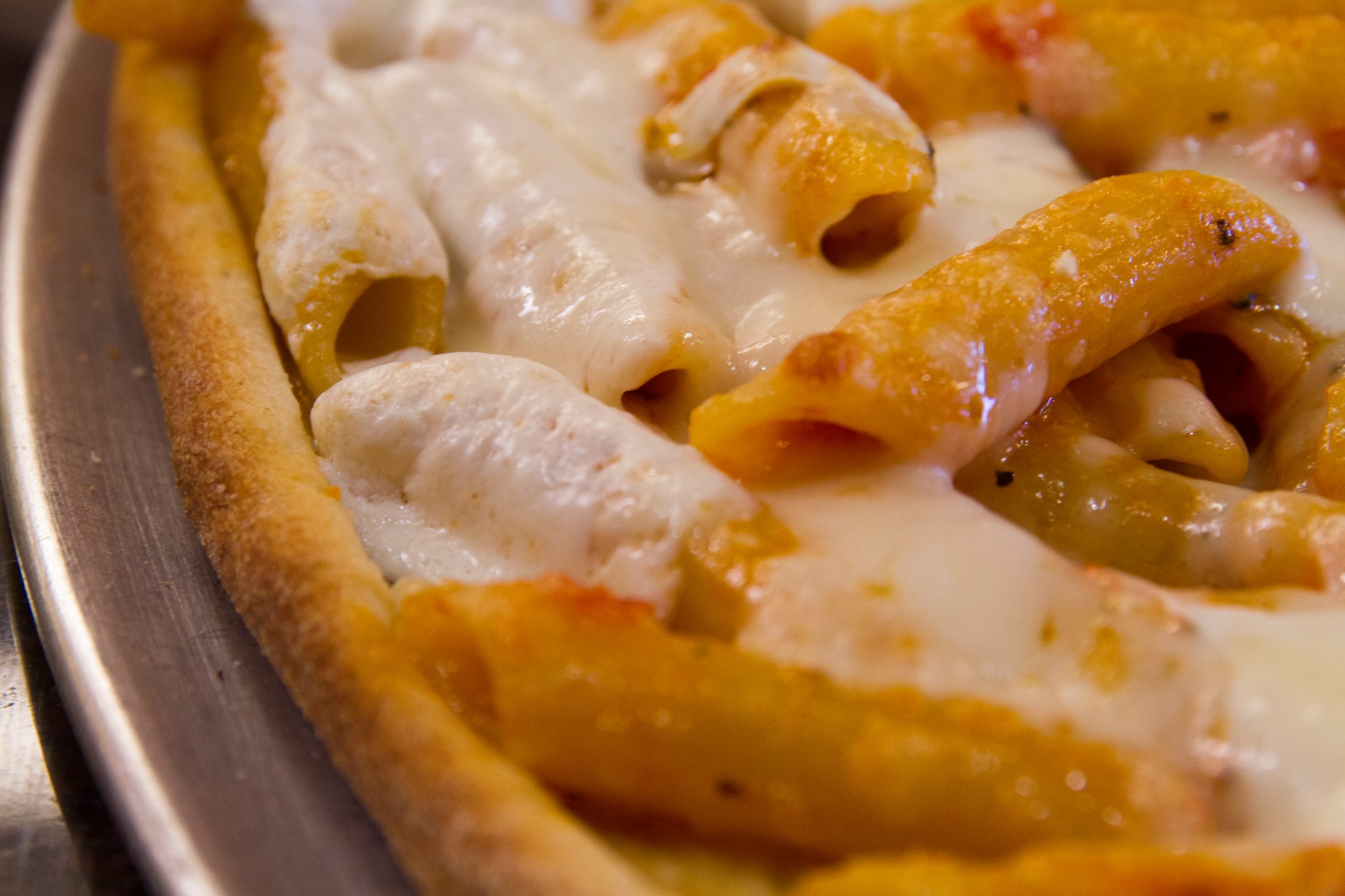 Margherita pizza with fresh basil and mozzarella